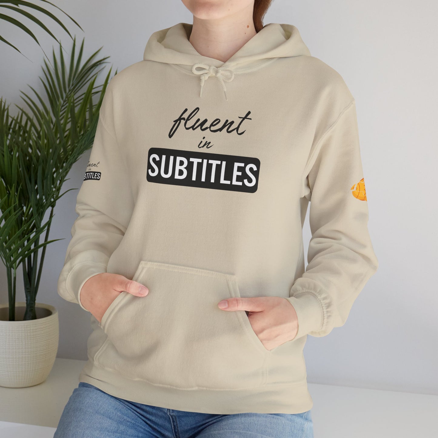 Fluent in Subtitles - Heavy Blend Hoodie