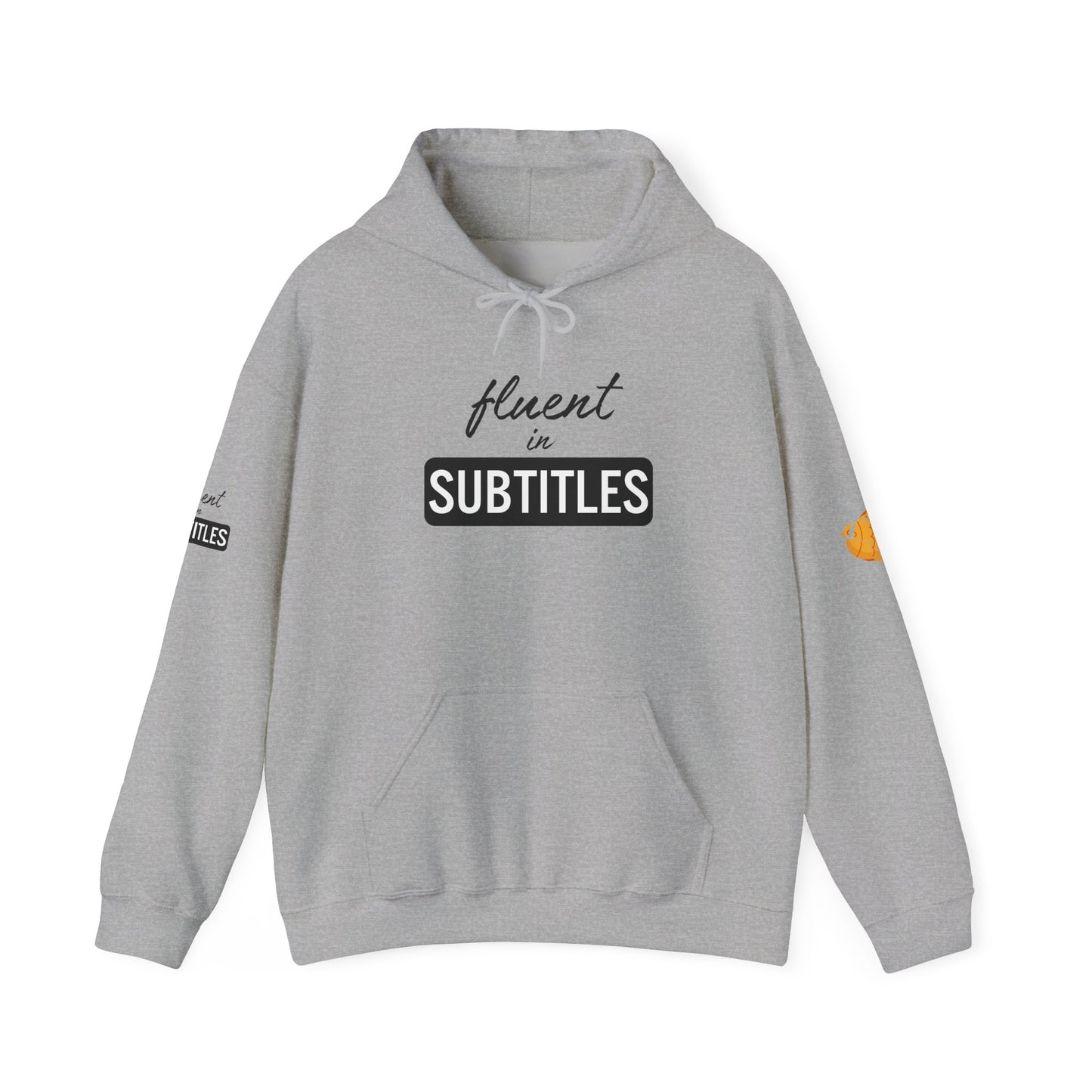 Fluent in Subtitles - Heavy Blend Hoodie