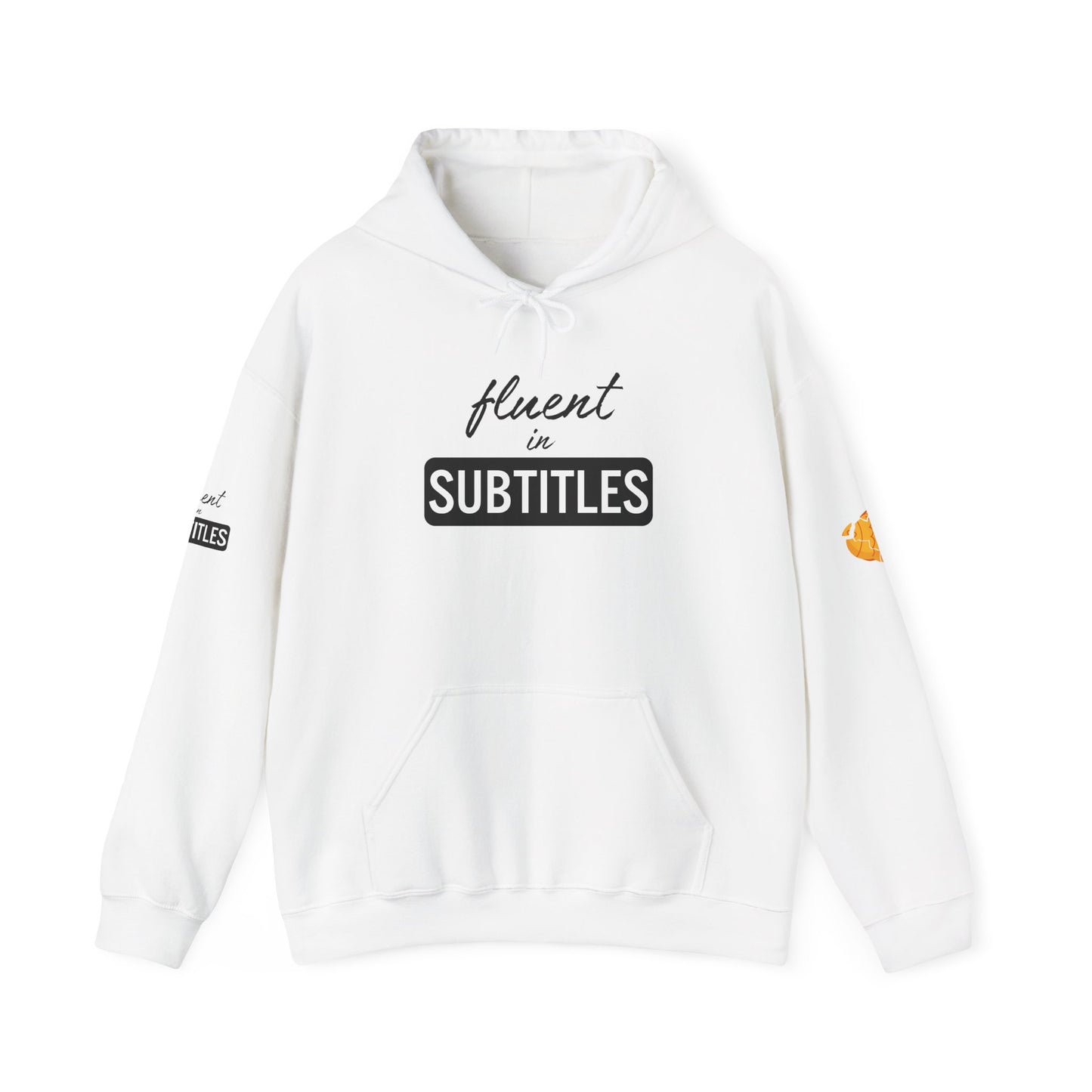 Fluent in Subtitles - Heavy Blend Hoodie