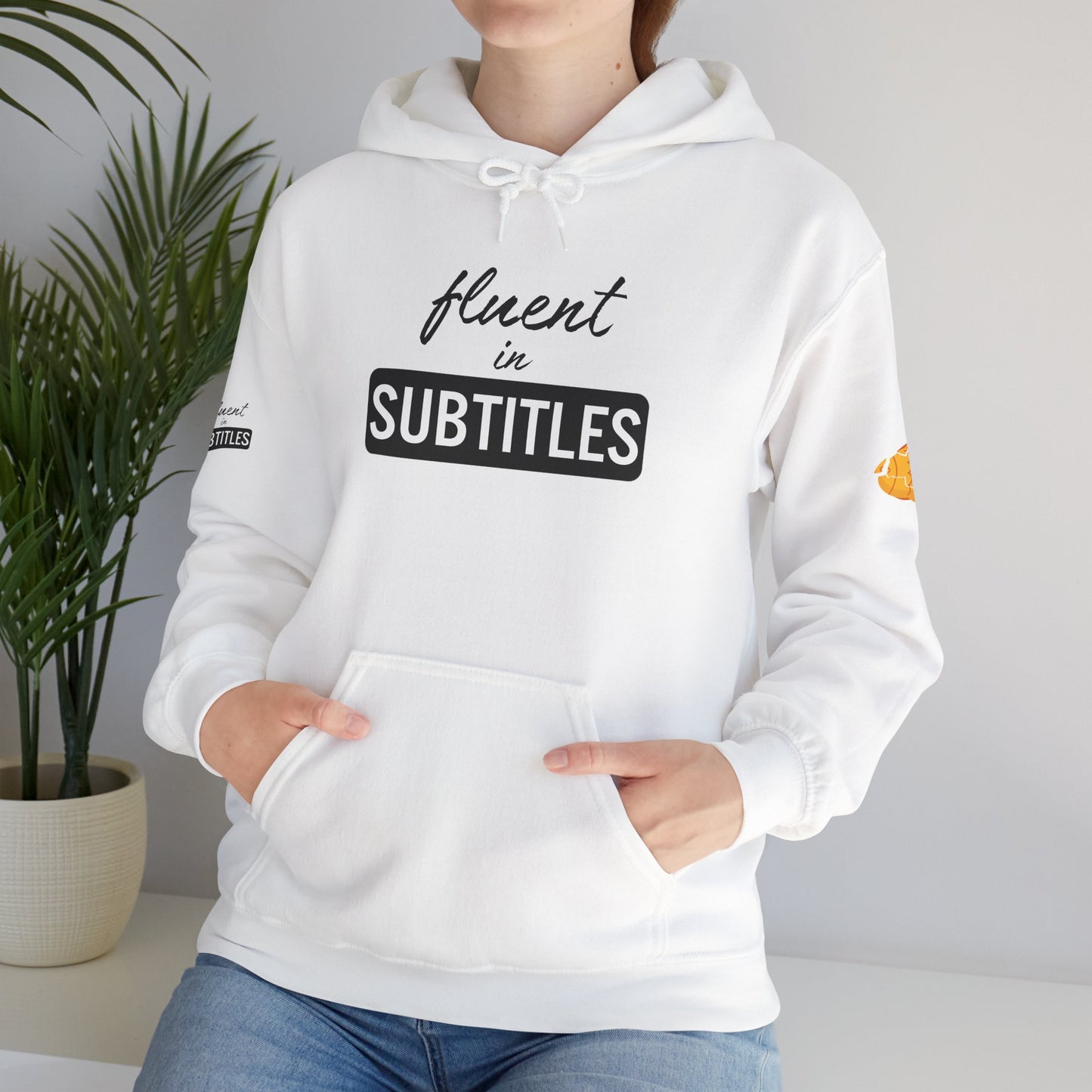 Fluent in Subtitles - Heavy Blend Hoodie