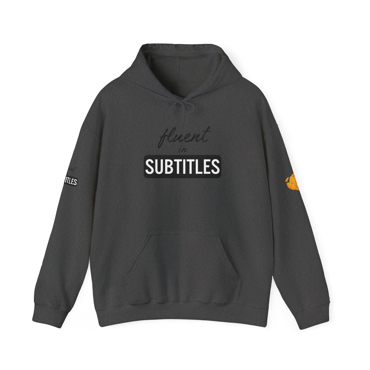 Fluent in Subtitles - Heavy Blend Hoodie