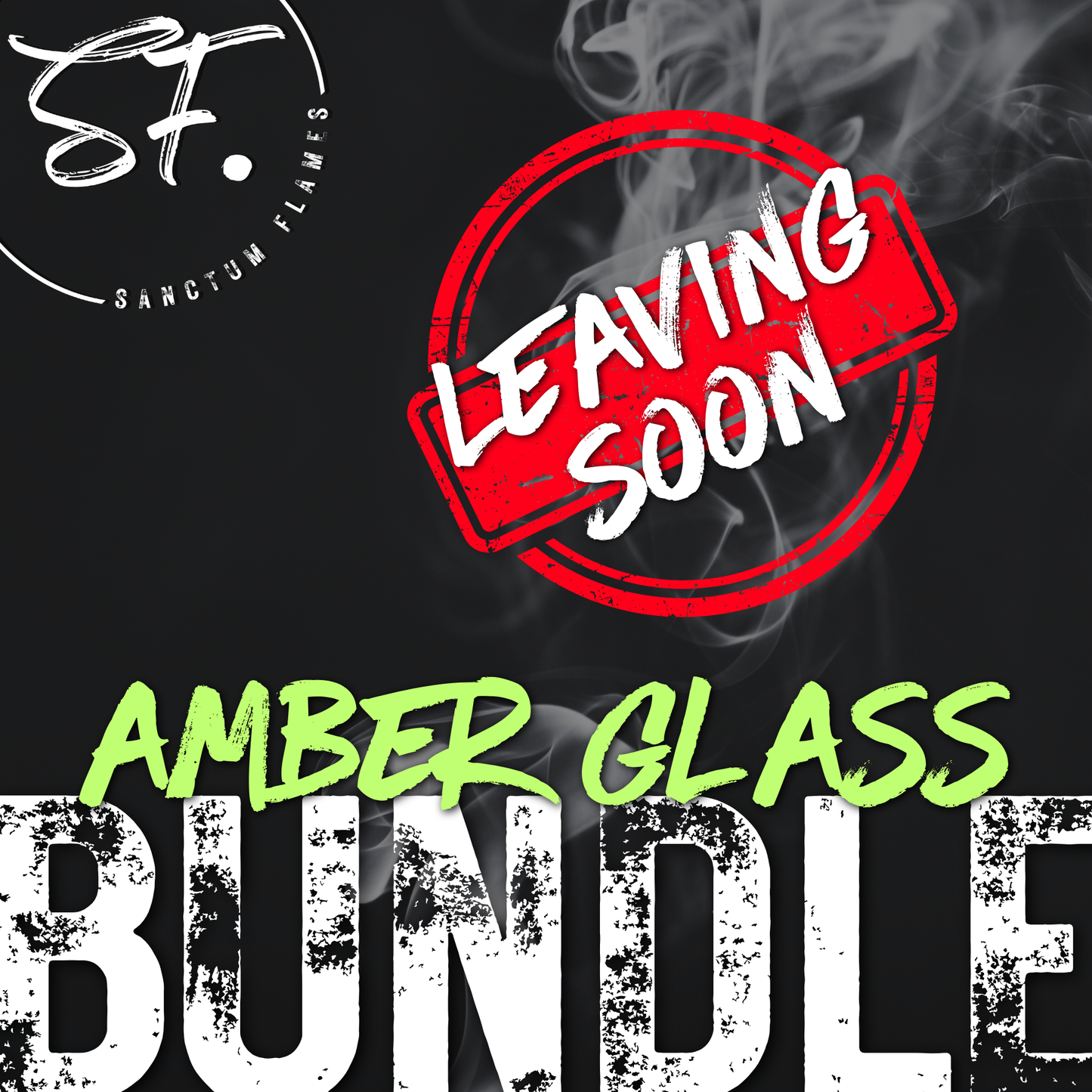 Retiring Candles - Amber Glass