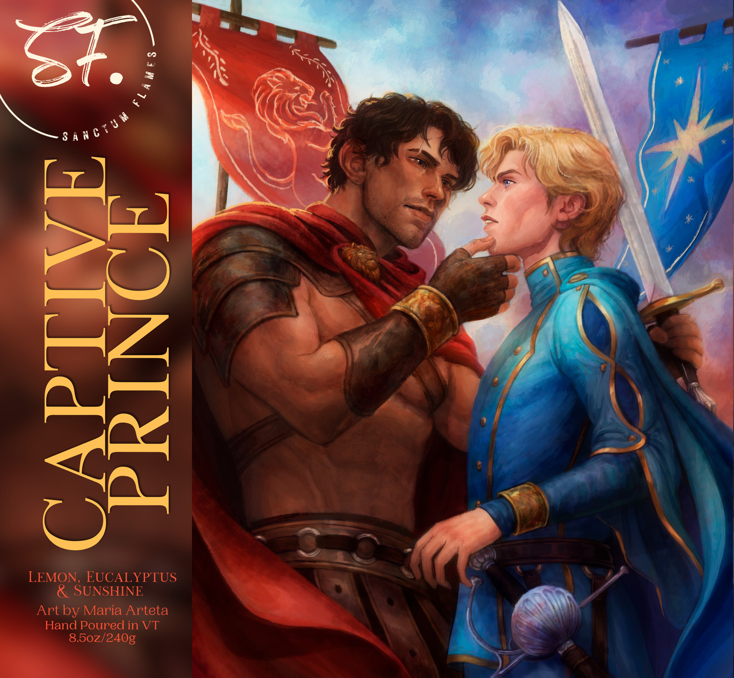 Captive Prince - Art Candle