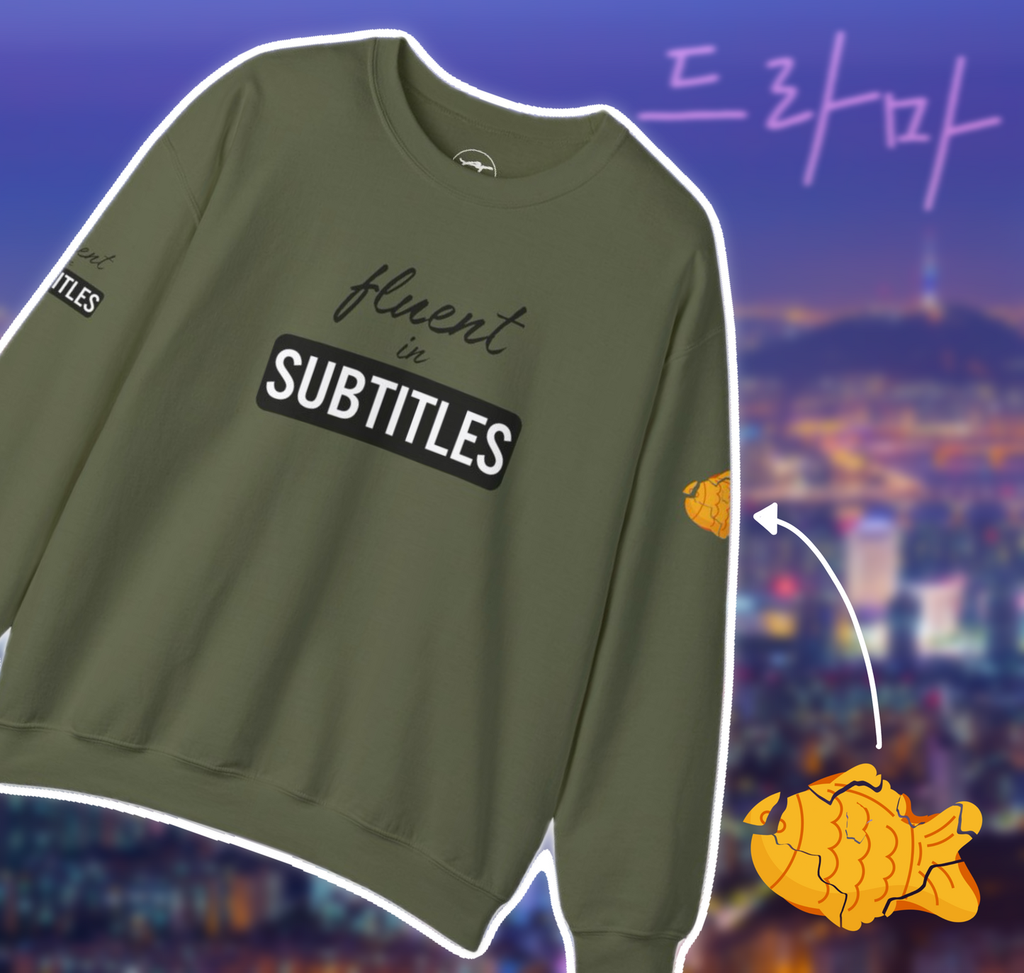 Fluent in Subtitles - Crewneck Sweatshirt